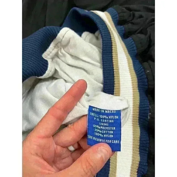 Vintage Starter Notre Dame Fighting Irish Windbreaker Jacket Embroidered XL - Picture 10 of 16